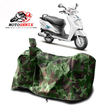 MOTOGENIX Two Wheeler Cover for Hero(Duet, Green)