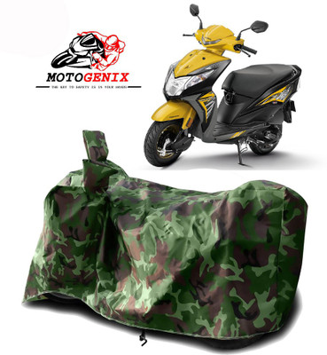 Amozkart Two Wheeler Cover for Honda(Dio, Green)