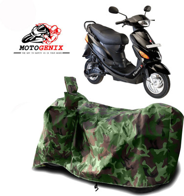 MOTOGENIX Two Wheeler Cover for Hero Electric(E Sprint, Green)