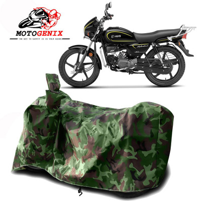 MOTOGENIX Two Wheeler Cover for Hero(Super Splendor, Green)