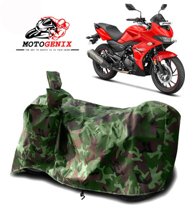 MOTOGENIX Two Wheeler Cover for Hero(Xtreme 200S, Green)