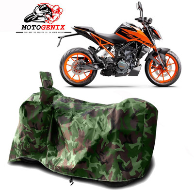 Amozkart Two Wheeler Cover for KTM(Duke 200, Green)