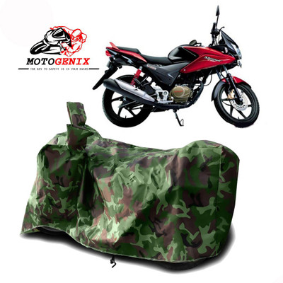 MOTOGENIX Two Wheeler Cover for Honda(Stunner CBF, Green)
