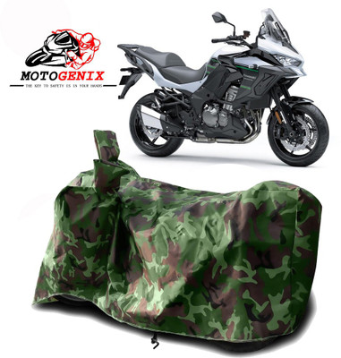 MOTOGENIX Two Wheeler Cover for Kawasaki(Versys 1000, Green)
