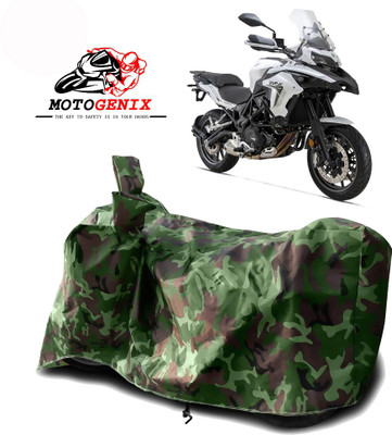 MOTOGENIX Two Wheeler Cover for Benelli(TRK 502, Green)