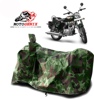 MOTOGENIX Two Wheeler Cover for Royal Enfield(Twin spark, Green)