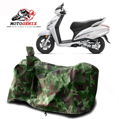 Mdstar Waterproof Two Wheeler Cover for Honda(Activa 125, Green)