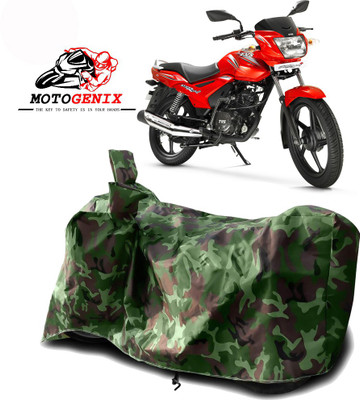 MOTOGENIX Two Wheeler Cover for TVS(Star City Plus, Green)