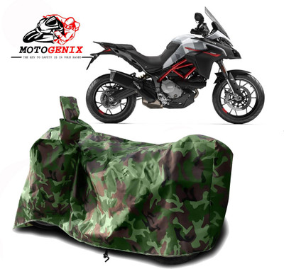 MOTOGENIX Two Wheeler Cover for Ducati(Multistrada, Green)