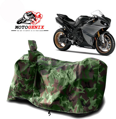 MOTOGENIX Two Wheeler Cover for Yamaha(YZF R1, Green)