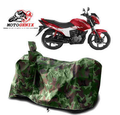 MOTOGENIX Two Wheeler Cover for Hero(MotoCorp Glamour, Green)