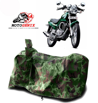 MOTOGENIX Two Wheeler Cover for TVS(Fiero FX, Green)
