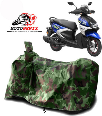 MOTOGENIX Two Wheeler Cover for Yamaha(Ray ZR, Green)