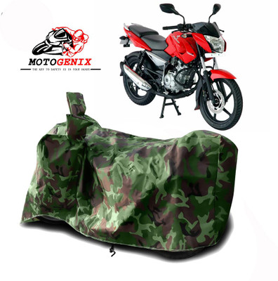 MOTOGENIX Two Wheeler Cover for Bajaj(Pulsar 135 LS DTS-i, Green)