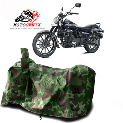 MOTOGENIX Two Wheeler Cover for Bajaj(Avenger 150 Street, Green)