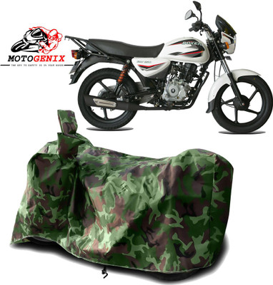 MOTOGENIX Two Wheeler Cover for Bajaj(Boxer BM 150, Green)
