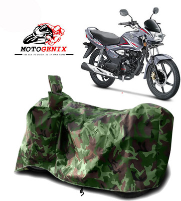 MOTOGENIX Two Wheeler Cover for Honda(CB Shine, Green)