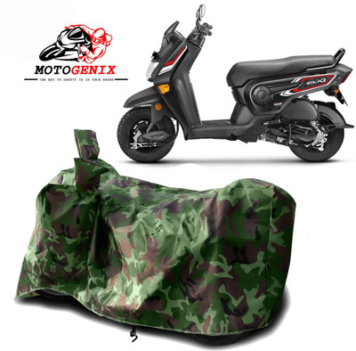 MOTOGENIX Two Wheeler Cover for Honda(Cliq, Green)