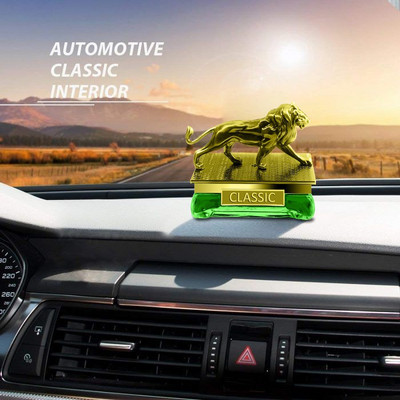 WLEWORLDLOOKENTERPRISES ™ Golden Lion Design Air Freshener Perfume for Cars Home Perfume Cum Showpiece Diffuser Golden Lion Design Air Freshener Perfume for Cars & Home | Perfume Cum Showpiece for Room Decoration(50 ml)