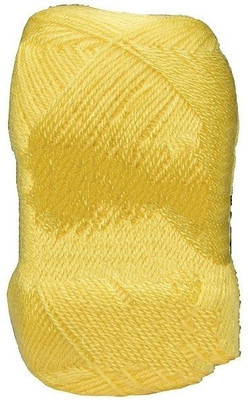 NTGS Oswal Chirag Yellow (200 gm) Wool Ball Hand Knitting Wool/Art Craft Soft Fingering Crochet Hook Yarn, Needle Knitting Yarn Thread Shade no-15