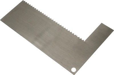 Finedecor / Edge Shaper /,Icing Cake Scraper Cutters Smoother Tool - FD 3346 Baking Comb(Stainless Steel Pack of 1)