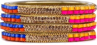 Rijoli Glass Bangle Set(Pack of 4)