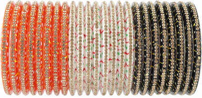 NMII Plastic Zircon Bangle Set(Pack of 24)