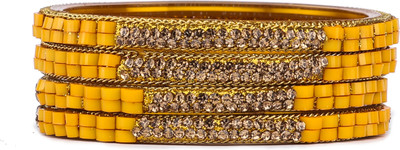 Rijoli Glass Bangle Set(Pack of 4)