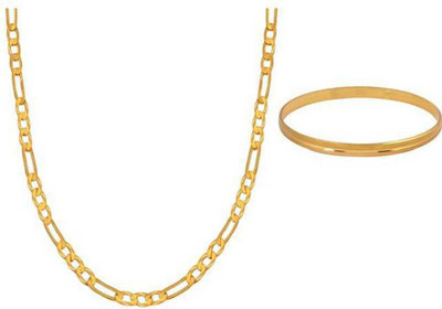 Juneja Enterprises Alloy Gold-plated Kada(Pack of 2)