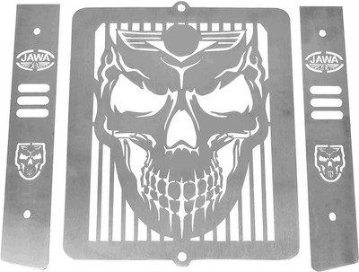 acube mart 42., Classic skull face radiator grill/guard Bike Radiator Guard(JAWA)