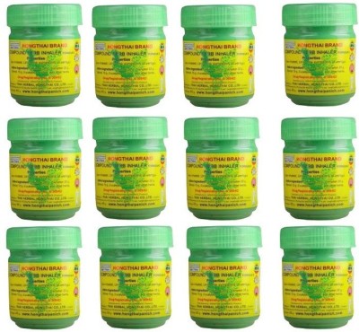 Hong Thai Compound Herb Inhaler Pack of 12 Inhaler(12 x 3.33 g)