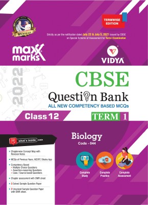 Cbse Question Bank Biology Class 12  - MCQ Based CBSE Question Bank with OMr sheets(English, Paperback, unknown)