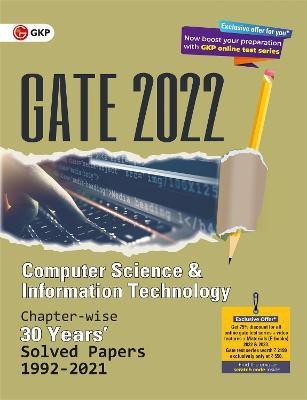 Gate 2022 Computer Science and Information Technology - 30 Years Chapter Wise Solved Papers (1992-2021).(English, Paperback, G K Publications (P) Ltd)