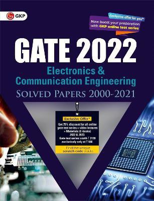 Gate 2022 Electronics & Communication Engineering - Solved Papers (2000-2021)(English, Paperback, G K Publications (P) Ltd)