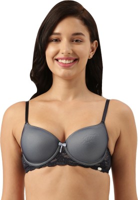 Enamor Women Balconette Lightly Padded Bra(Blue)