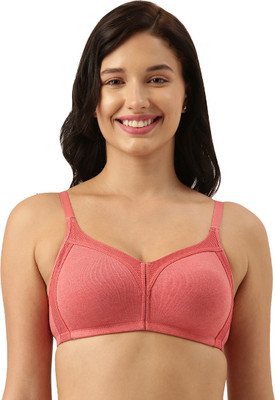 Enamor Full Coverage, Wirefree AB75 M-frame Jiggle Control Full Support Fab-Cool Women T-Shirt Non Padded Bra(Pink)