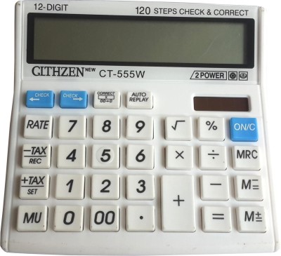 KGN CLTHZEN CT-555W Scientific  Calculator(12 Digit)