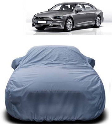 MoTRoX Car Cover For Audi New A8 L (With Mirror Pockets)(Grey)