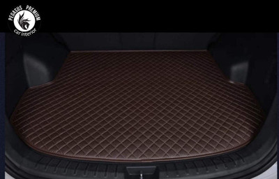 Pegasus Premium Leatherite 7D Mat For  Hyundai Aura(Brown)