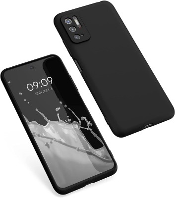 CaseWEB Back Cover for Redmi Note 10T 5G(Black, Matte Finish, Silicon, Pack of: 1)
