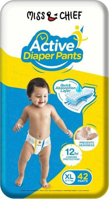 Miss & Chief Active Diaper Pants - XL(42 Pieces)