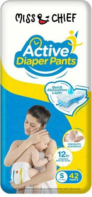 Miss & Chief Active Diaper Pants - S(42 Pieces)