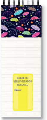 Nourish Magnetic Memo Pad Regular Memo Pad RULED 50 Pages(UMBRELLA)