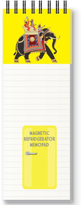 Nourish Magnetic Memo Pad Regular Memo Pad RULED 50 Pages(ELEPHANT YELLOW)