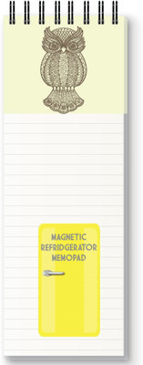 Nourish Magnetic Memo Pad Regular Memo Pad RULED 50 Pages(OWL)