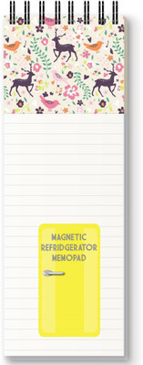 Nourish Magnetic Memo Pad Regular Memo Pad RULED 50 Pages(DEER)