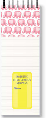 Nourish Magnetic Memo Pad Regular Memo Pad RULED 50 Pages(ELEPHANT PINK)