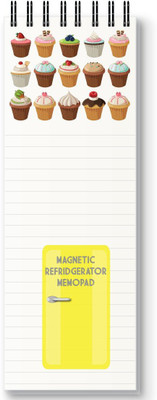 Nourish Magnetic Memo Pad Regular Memo Pad RULED 50 Pages(Cupcakes)
