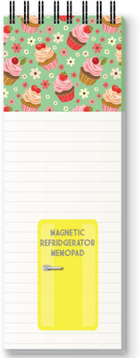Nourish Magnetic Memo Pad Regular Memo Pad RULED 50 Pages(Cupcake green)