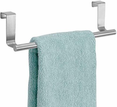CRIPSON Cabinet Door Kitchen Towel Bar/Kitchen Hook Drawer Storage Adjustable Over Cabinet Towel Bar (9:inch) Towel Holder(Stainless Steel)
